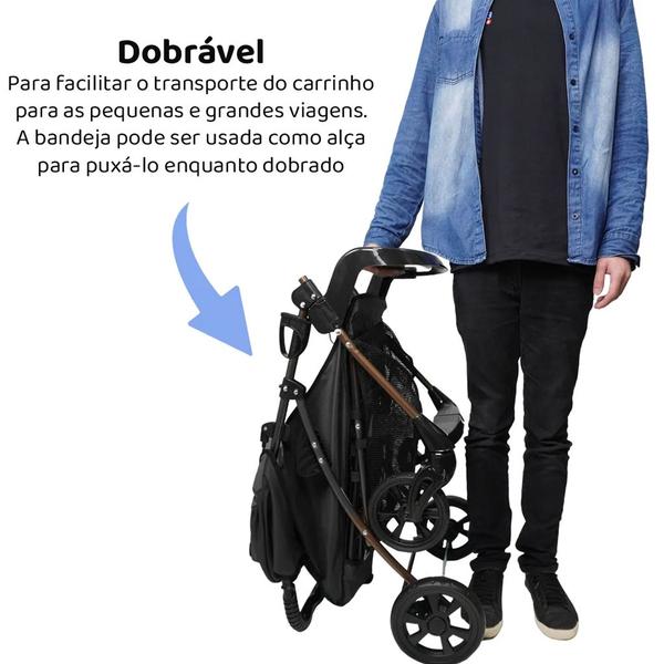 Imagem de Carrinho de Bebe Romano Travel System 4 Posições Galzerano