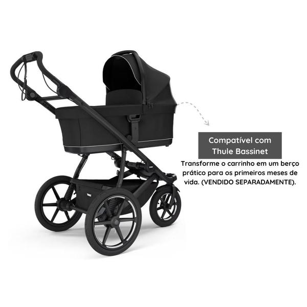 Carrinho De Bebê Thule Urban Glide 3 Black Imagem de Carrinho De Bebê Thule Urban Glide 3 Black