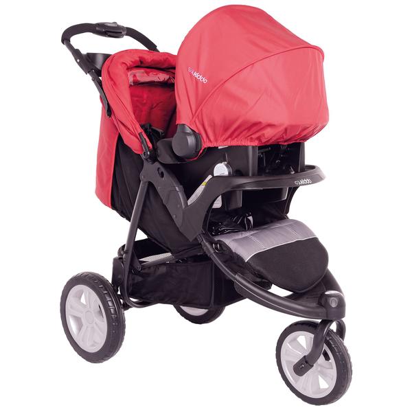 Imagem de Carrinho de Bebê Travel System Kiddo Fox + Cosycot Vermelho