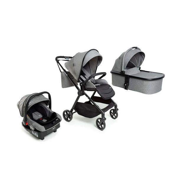 Imagem de Carrinho de Bebê Travel System Magnific 5 em 1  Cinza Grey Denim - Safety 1st