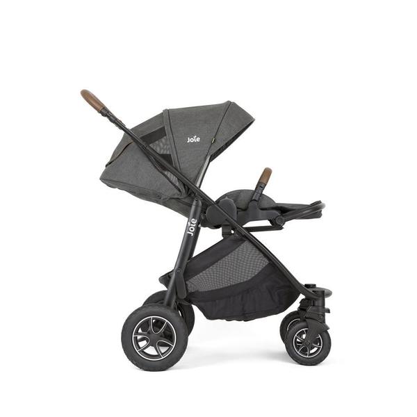 Imagem de Carrinho de Bebê Versatrax E Travel System TRIO Cinza Shellgray Joie