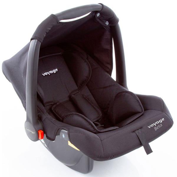 Imagem de Carrinho de Bebê Voyage Yupi Duo Pro Bebê Conforto Travel System Fecha Uma Mão Berço Passeio Leve Compacto Pocket Dobrável Viagem Preto 15kg