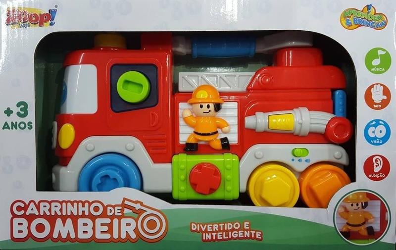 Imagem de Carrinho De Bombeiro Com Som E Luz - Zoop Toys ZP00184