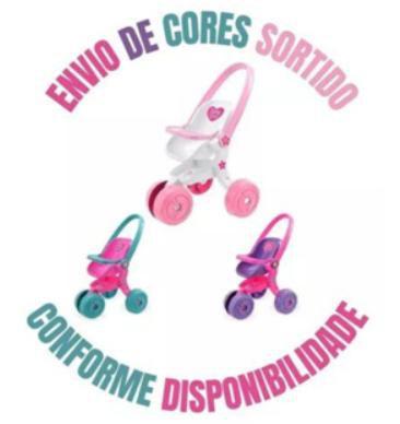 Imagem de Carrinho De Boneca Baby Love Usual Brinquedos Menina Sortido Bebê Alive Com Certificado de Segurança: INMETRO