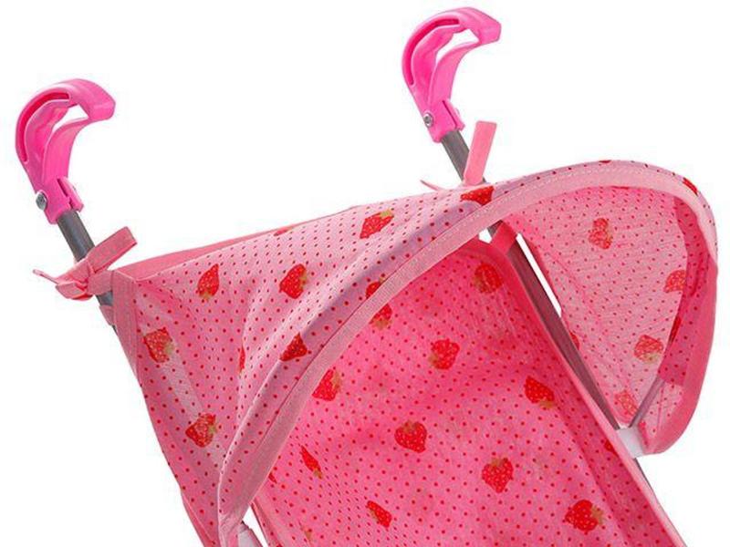 Imagem de Carrinho de Boneca Semi Luxo 1 Rosa - Brinquedos Oliveira