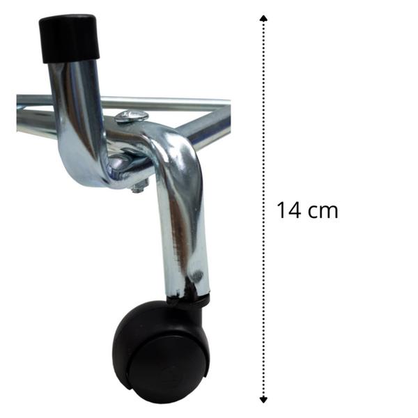 Carrinho De Botijão Galão De Agua Vaso De Planta 3 Rodinhas Triangular - Sufort Imagem de Carrinho De Botijão Galão De Agua Vaso De Planta 3 Rodinhas Triangular