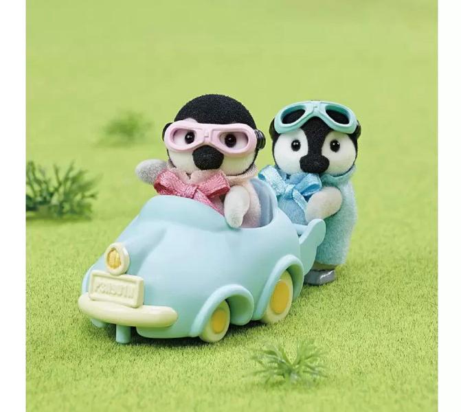 Imagem de Carrinho De Brincar Dos Bebês Pinguins Sylvanian Families 5695