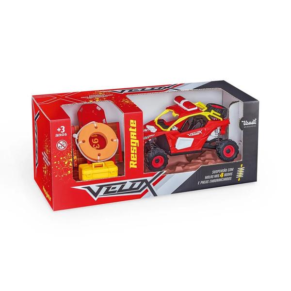 Carrinho De Brinquedo Buggy Rally Resgate Com Suspensão - Usual Brinquedos Imagem de Carrinho De Brinquedo Buggy Rally Resgate Com Suspensão - Usual Brinquedos