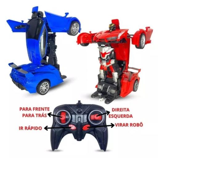 Imagem de Carrinho de Brinquedo Com Controle Remoto Transformers Robô Lamborghini