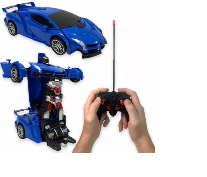 Imagem de Carrinho de Brinquedo Com Controle Remoto Transformers Robô Lamborghini