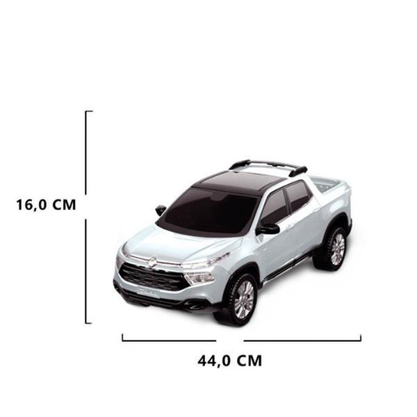 Imagem de Carrinho de Brinquedo - Fiat Toro - Branco - Roma