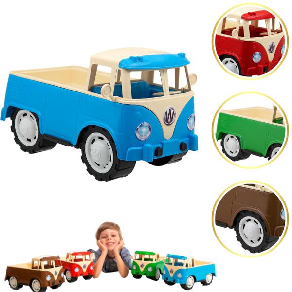 Imagem de Carrinho de brinquedo kombica picape color