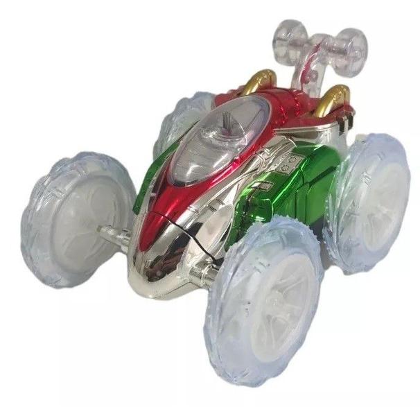 Carrinho de Brinquedo Maluco com Controle Remoto Gira 360º com Luz e Som Full Colorido - Fun Game Imagem de Carrinho de Brinquedo Maluco com Controle Remoto Gira 360º com Luz e Som Full Colorido