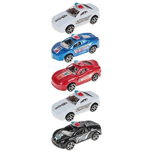 Imagem de Carrinho de Brinquedo Modelo Viaturas Carros de Policia Kit com 5