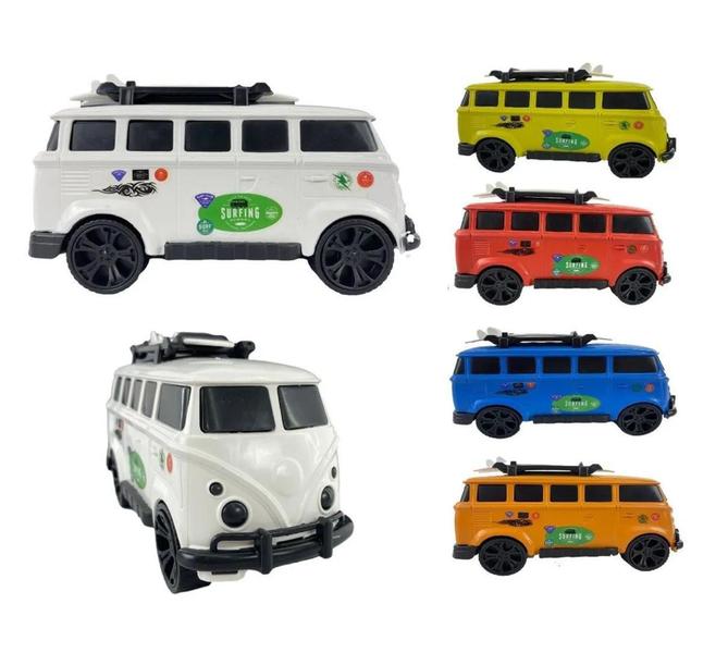 Carrinho De Brinquedo Perua Kombi Swell Decorativo Casa Praia - Orange Toys Imagem de Carrinho De Brinquedo Perua Kombi Swell Decorativo Casa Praia