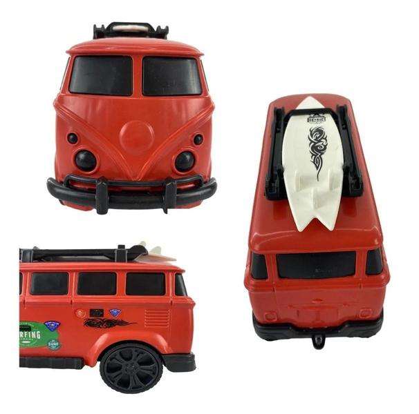 Carrinho De Brinquedo Perua Kombi Swell Decorativo Casa Praia - Orange Toys Imagem de Carrinho De Brinquedo Perua Kombi Swell Decorativo Casa Praia
