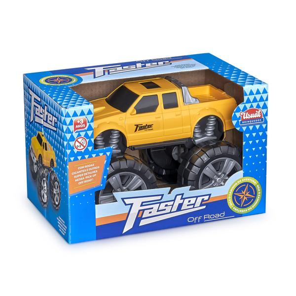 Imagem de Carrinho De Brinquedo Pick-Up Faster Infantil Caminhonete