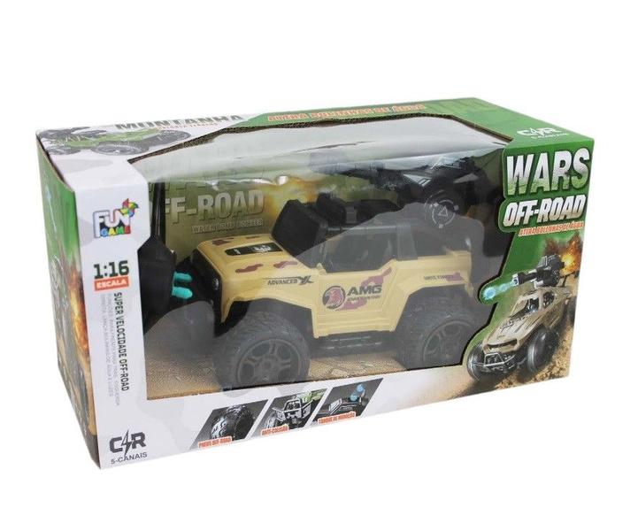 Carrinho de Brinquedo Recarregável Com Controle Remoto Atira Bolinhas de Gel - Fun Game Imagem de Carrinho de Brinquedo Recarregável Com Controle Remoto Atira Bolinhas de Gel