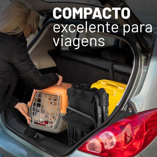 Imagem de Carrinho de Camping Multifuncional Dobrável Resistente 100kg