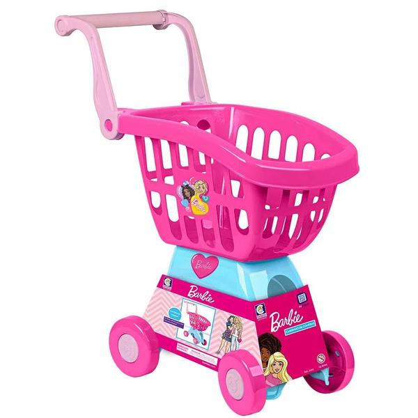 Imagem de Carrinho De Compras Da Barbie Mercadinho Infantil - Cotiplas