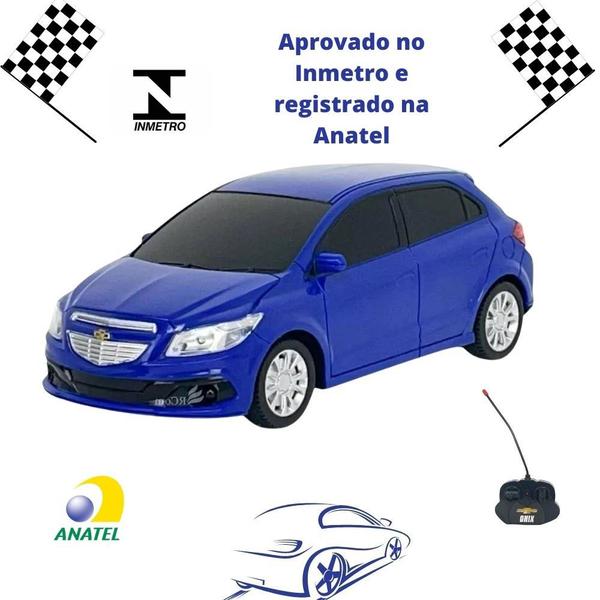 Imagem de Carrinho De Controle Onix Chevrolet 1:24 Carro Brinquedo GM