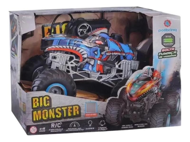 Imagem de Carrinho De Controle Remoto Big Monster - Polibrinq