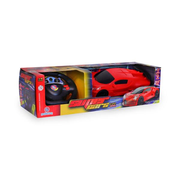 Imagem de Carrinho De Controle Remoto Brinquedo Super Cars Polibrinq