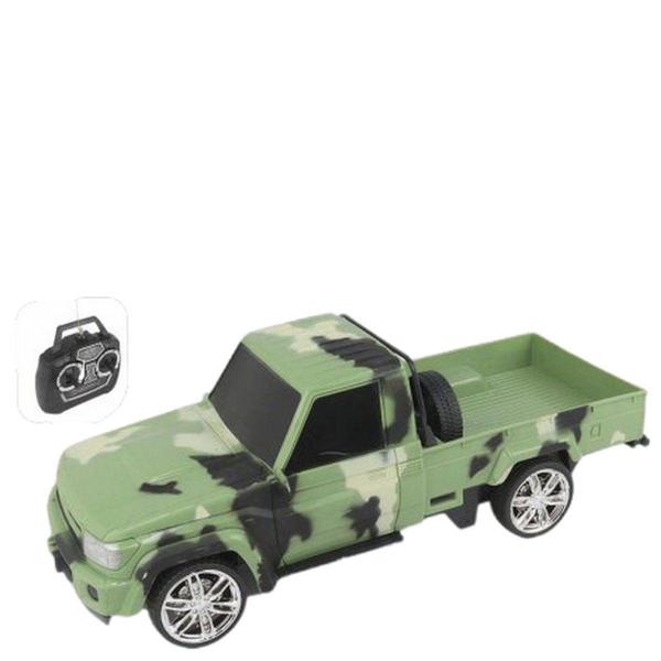 Imagem de Carrinho de Controle Remoto Caminhonete Militar Camuflada 1:16 - ToyKing