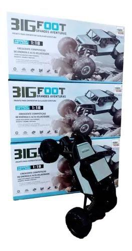 Imagem de Carrinho De Controle Remoto Com Suspensão Big Foot Off Road AZUL