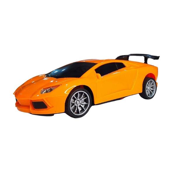 Imagem de Carrinho de Controle Remoto Estilo Italiano Carro Laranja