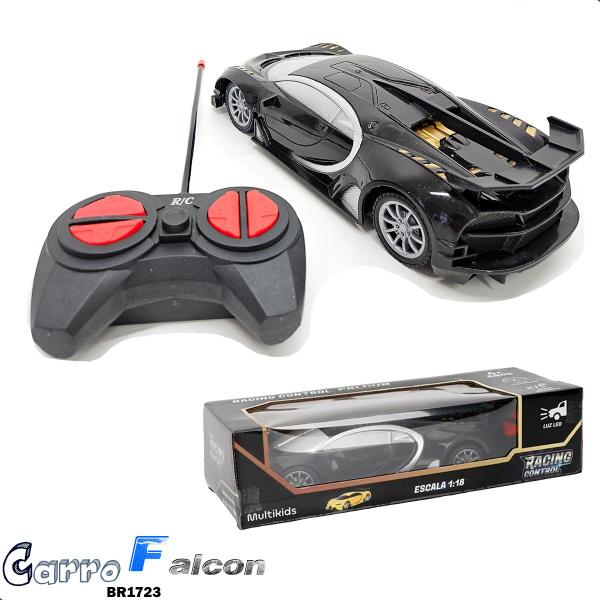 Imagem de Carrinho de Controle Remoto Falcon Preto Multikids BR1723