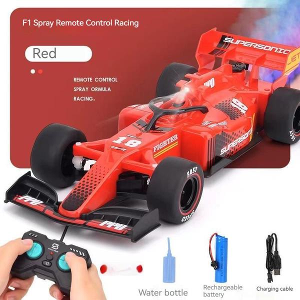 Imagem de Carrinho de Controle Remoto Formula 1 Alta Velocidade Solta Fumaça Turbo FM1