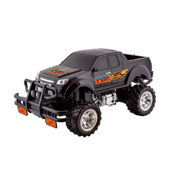 Imagem de Carrinho De Controle Remoto Pickup Monster Truck Preto - Polibrinq - 7898506722549