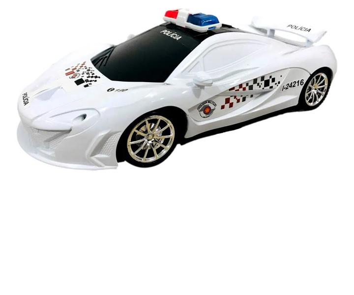 Carrinho de Controle Remoto Policia Militar Super Viatura Com Luz - Toy King Imagem de Carrinho de Controle Remoto Policia Militar Super Viatura Com Luz