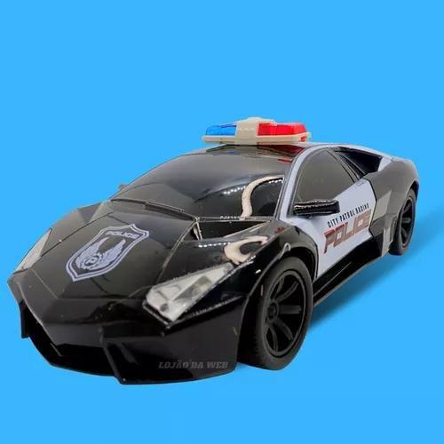 Imagem de Carrinho De Controle Remoto Policia Super Carro Brinquedo