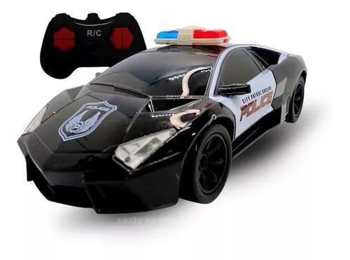 Imagem de Carrinho De Controle Remoto Policia Super Carro Brinquedo