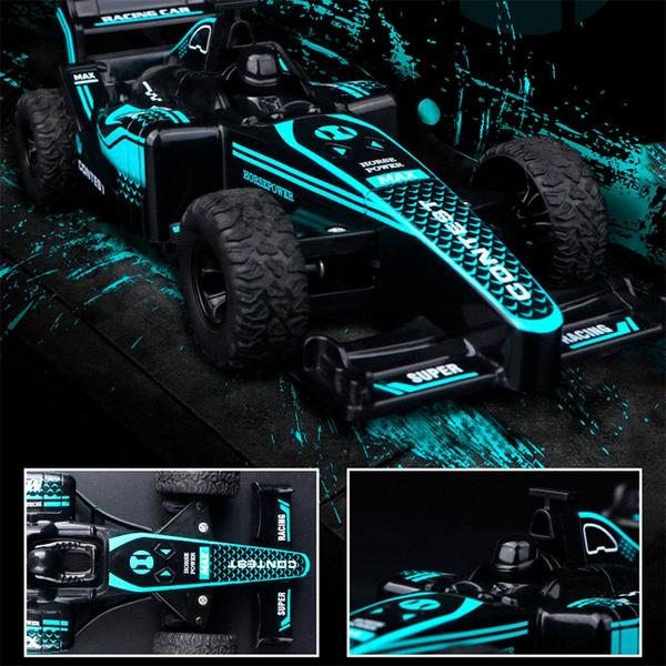 Imagem de Carrinho de Controle Remoto - Racing - Preto-Azul - DM Toys