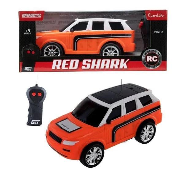 Imagem de Carrinho De Controle Remoto Red Shark - Laranja Candide 3562