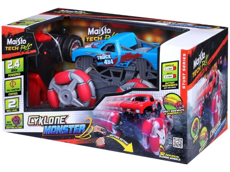 Carrinho de Controle Remoto Série Cascade Tech R/C - Cyklone Monster 3 Funções Maisto Imagem de Carrinho de Controle Remoto Série Cascade Tech R/C