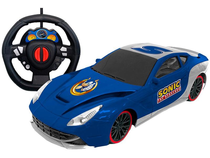 Carrinho de Controle Remoto Sonic The Hedgehog Carrinho de Controle Remoto Sonic The Hedgehog