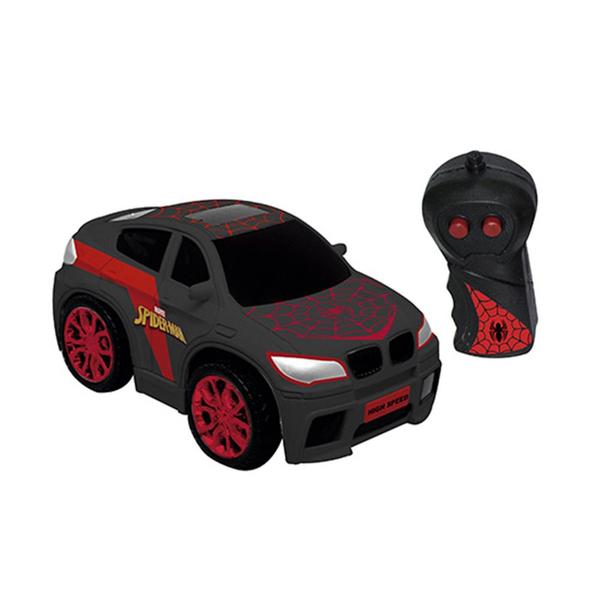 Carrinho de Controle Remoto - Spiderman - High Speed - Preto - Candide Imagem de Carrinho de Controle Remoto - Spiderman - High Speed - Preto - Candide