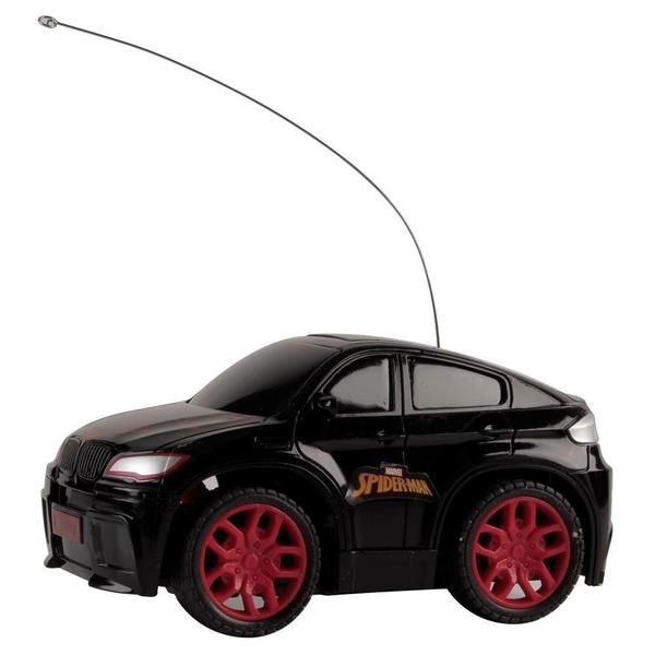 Carrinho de Controle Remoto - Spiderman - High Speed - Preto - Candide Imagem de Carrinho de Controle Remoto - Spiderman - High Speed - Preto - Candide
