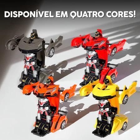 Imagem de Carrinho de Controle Remoto Transformers Vira Robo 2 em 1 Brinquedo infantil Criança Carro Veloz