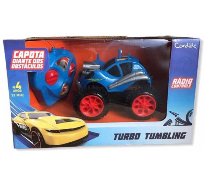 Imagem de Carrinho De Controle Remoto Turbo Hot Wheels Brinquedo Carro