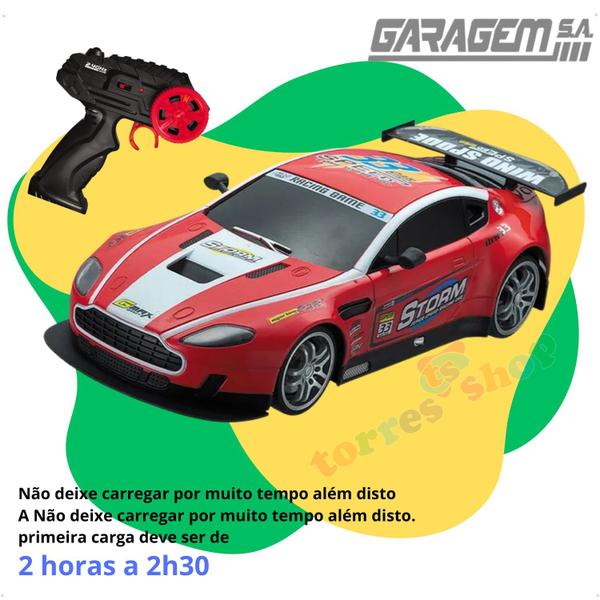 Imagem de Carrinho de Controle Remoto Volcano 7 Funções Garagem Candide 3581