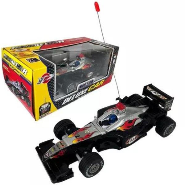 Imagem de Carrinho de Corrida Formula 1 de Controle Remoto Cor:PRETO