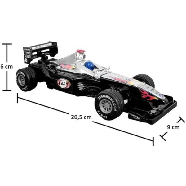 Imagem de Carrinho de Corrida Formula 1 de Controle Remoto Cor:PRETO