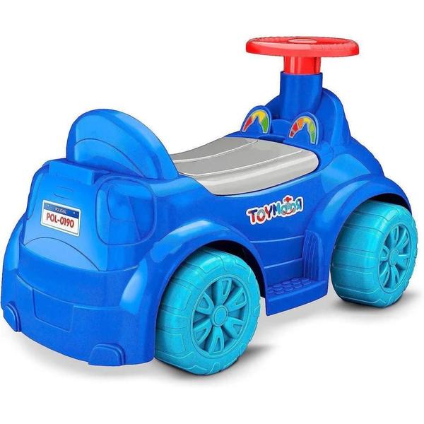 Imagem de Carrinho De Empurrar Andador Bebê Polícia Toymotor 0158 Roma