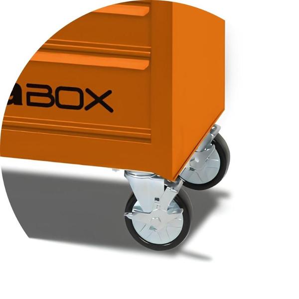 Imagem de Carrinho de Ferramentas 400KG Laranja 6 Gavetas com Guias Telescópicas C04-BOX-O Beta