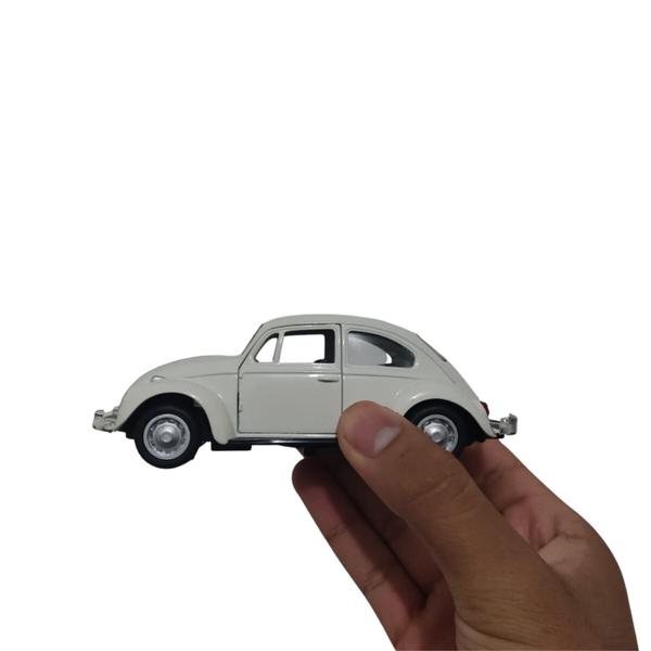 Imagem de Carrinho De Ferro Fusca Clássico Miniatura Coleção